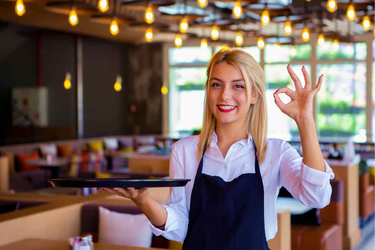 serveuse sans expérience