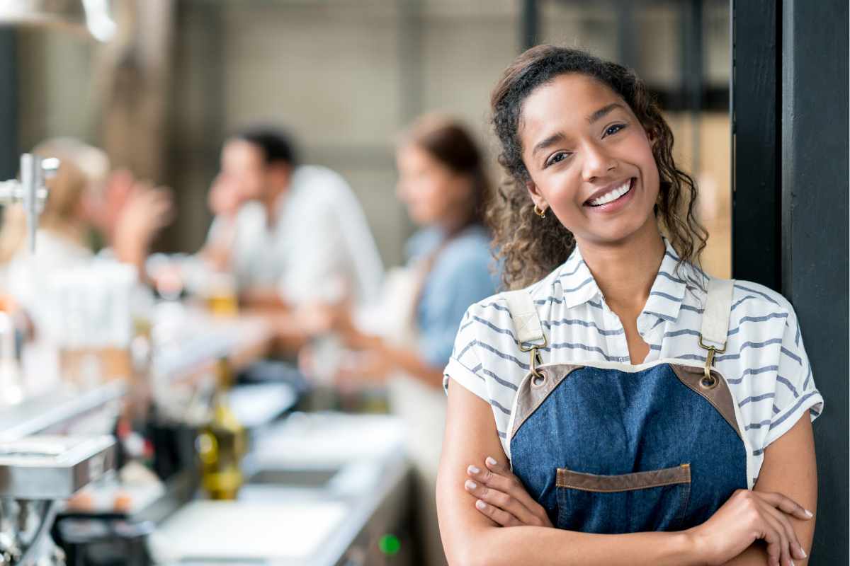 serveuse sans expérience